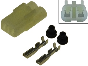 Conector de 2 polos female (HM090 6187-2801, 6180-2451)