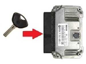 BMW 1x llave de chip key programación → ECU unit - Haga click en la imagen para cerrar