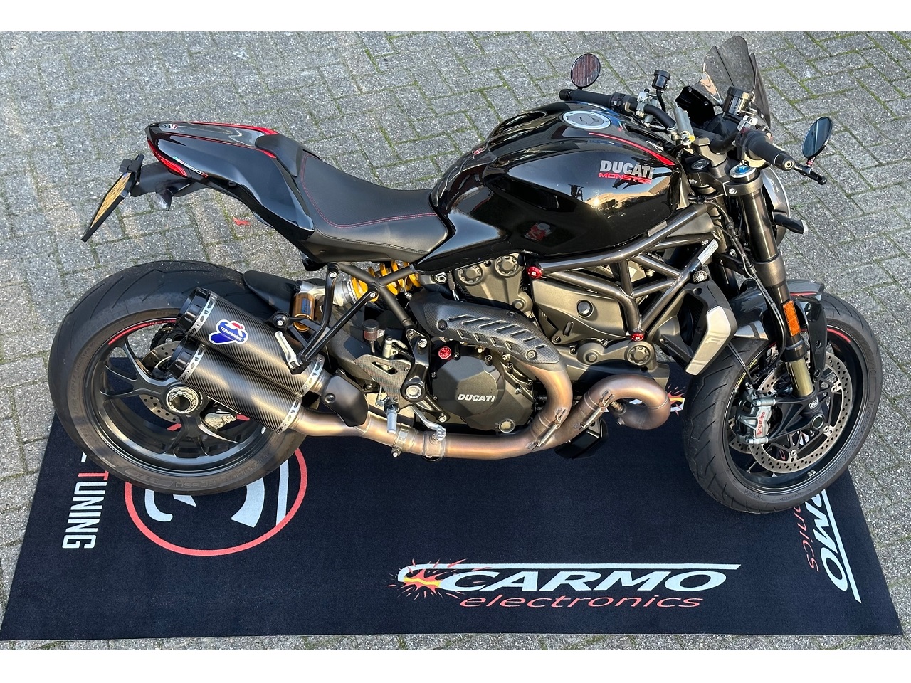 CARMO Moto pitlane taller Garaje Alfombra alfombrilla - Haga click en la imagen para cerrar