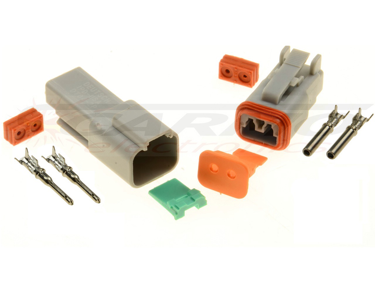 Conector Superseal 2 polos Amphenol - Deutsch DT06-2S DT04-2P - Haga click en la imagen para cerrar