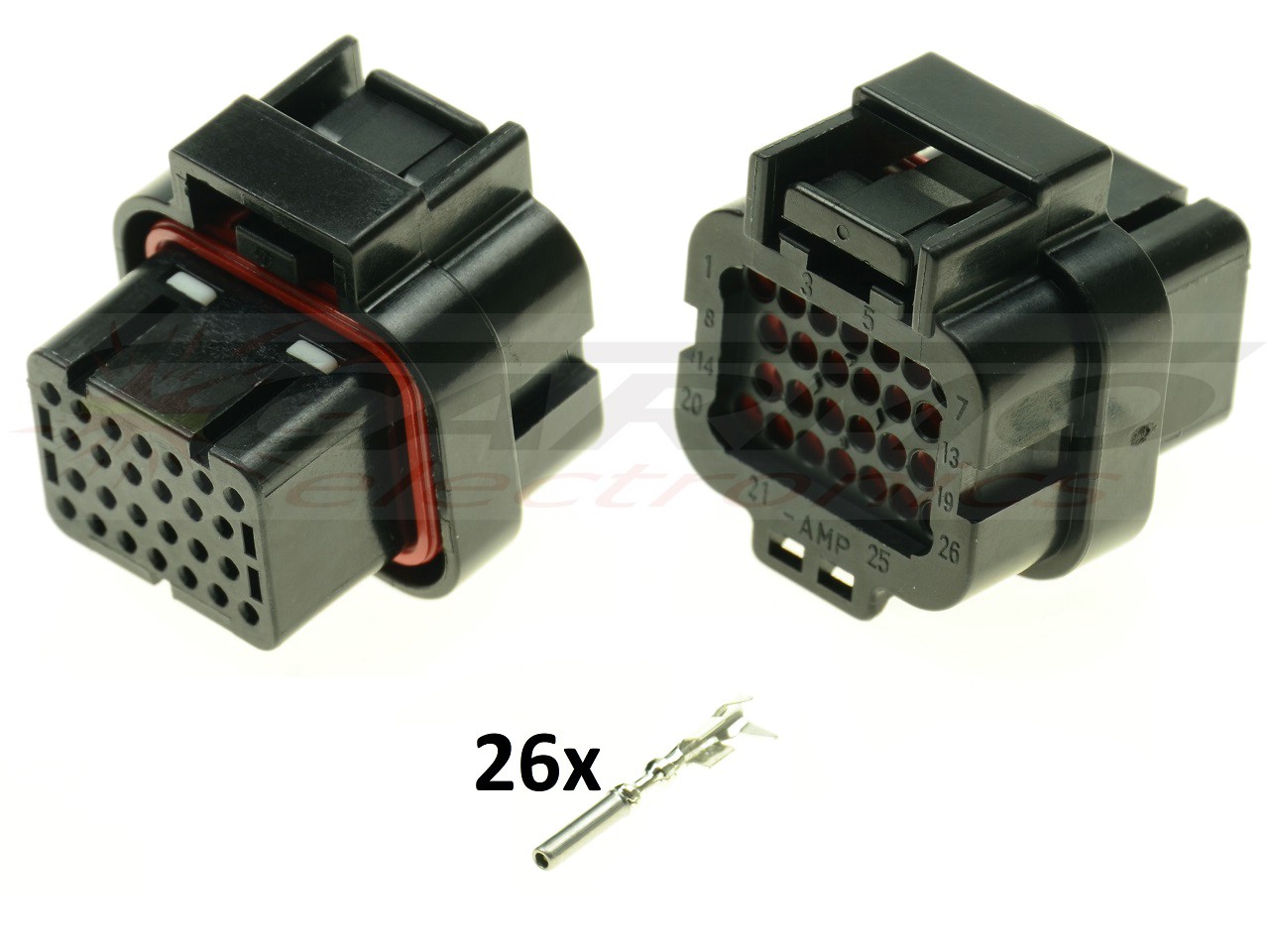 Moto Guzzi IAW 26 polos ECU CDI ECM conjunto de conectores de motocicleta - Haga click en la imagen para cerrar