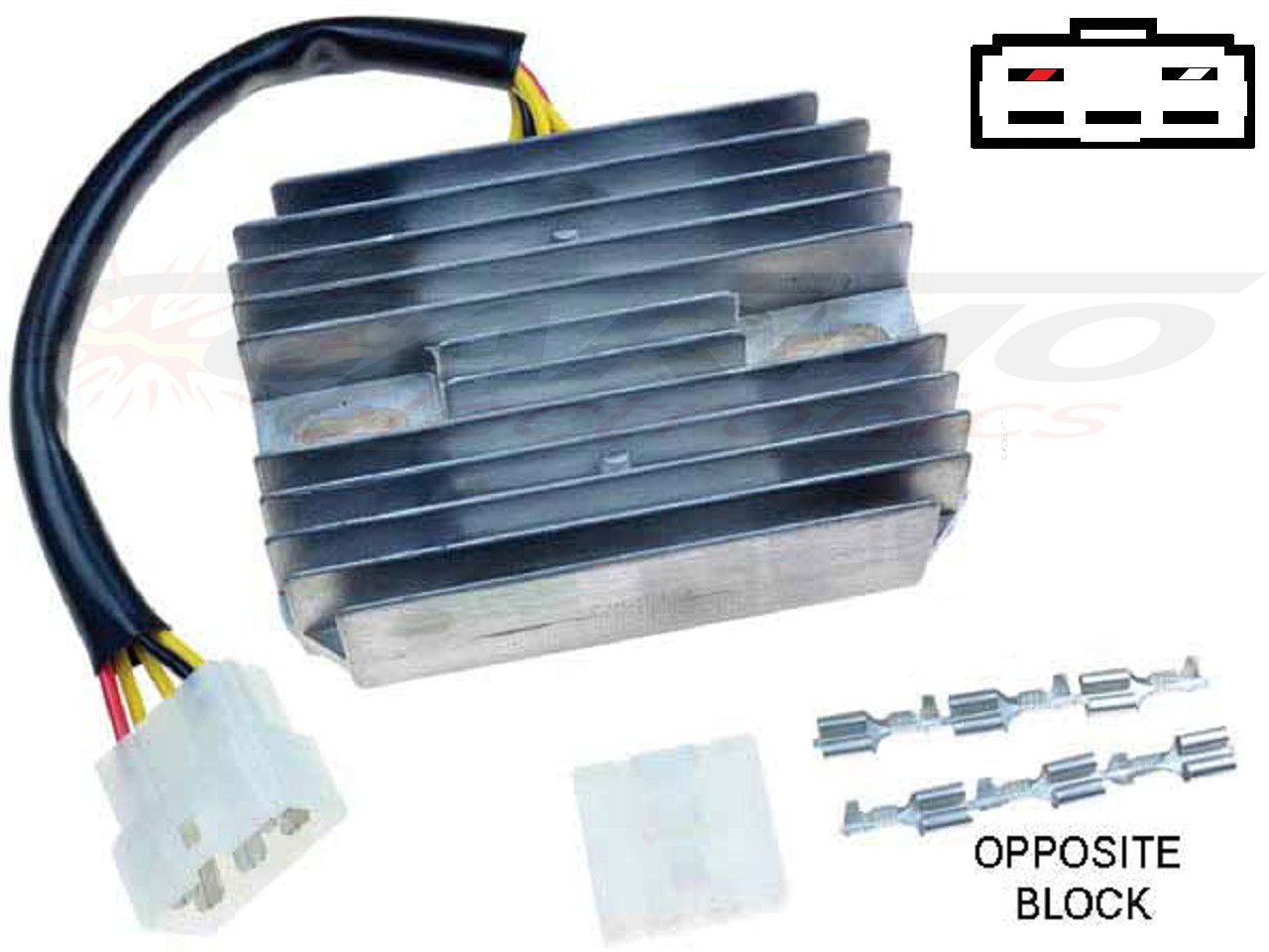 CARR1551 Triumph MOSFET Regulador de voltaje rectificador - Haga click en la imagen para cerrar