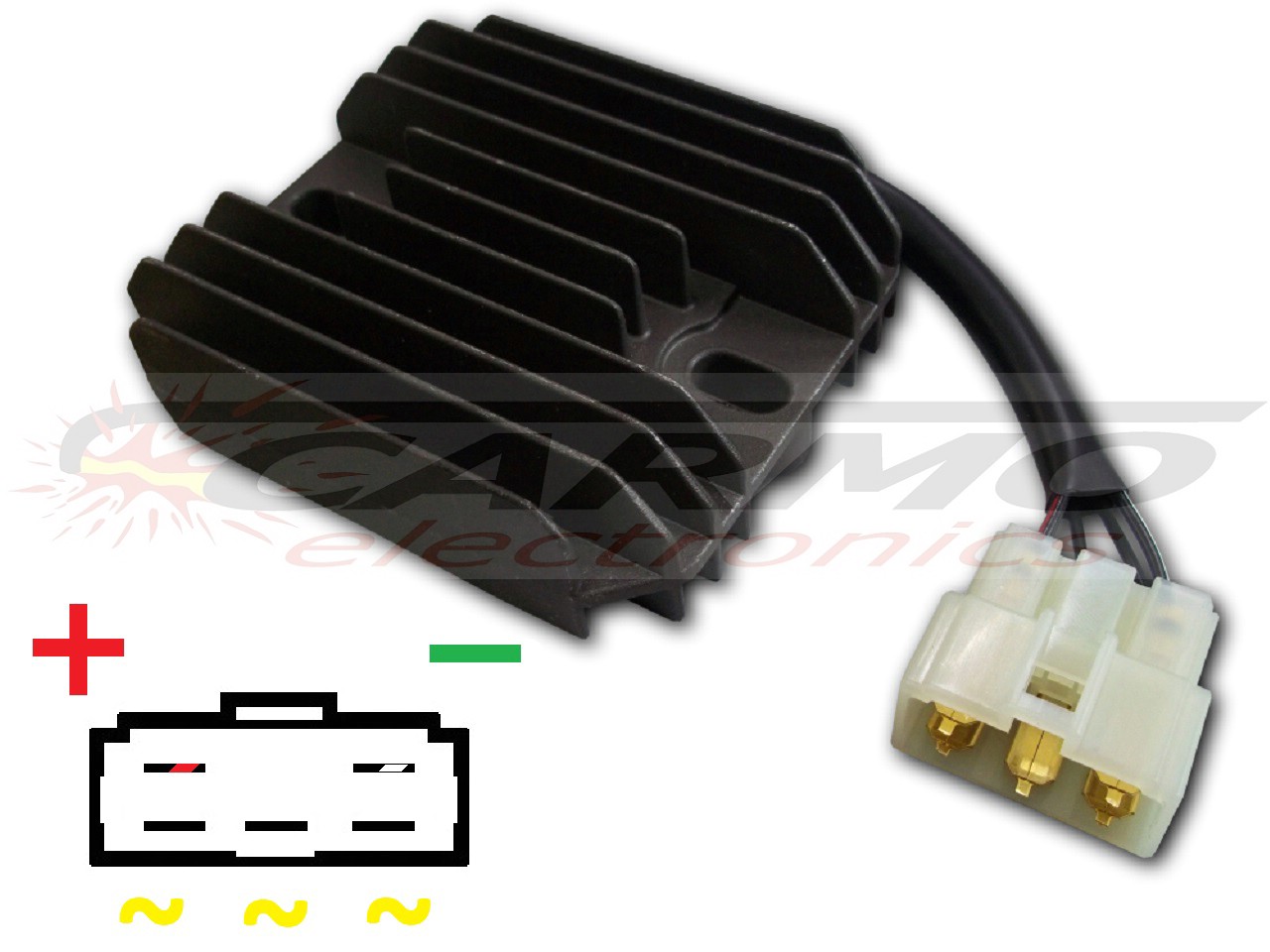 CARR201 - MOSFET Regulador de voltaje rectificador (SH535A-12, SH650-12, SH532-12) - Haga click en la imagen para cerrar