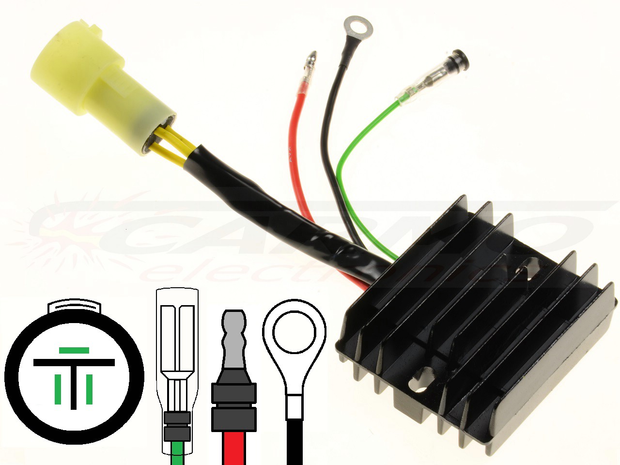 CARR204-Marine-outboard Yamaha Mercury F75 F80 F90 F100 SH758AA MOSFET Regulador de voltaje rectificador - Haga click en la imagen para cerrar