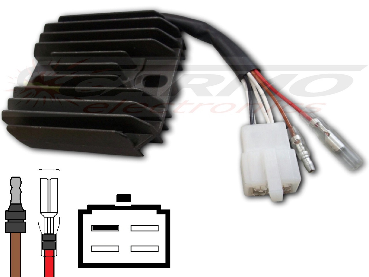 CARR204YFM Yamaha YFM YFB - MOSFET Regulador de voltaje rectificador - Haga click en la imagen para cerrar