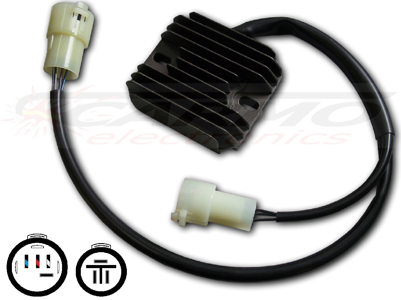 CARR694Ka - Kawasaki ZX600 ZX636 MOSFET Rectificador de regulador de voltaje - Haga click en la imagen para cerrar