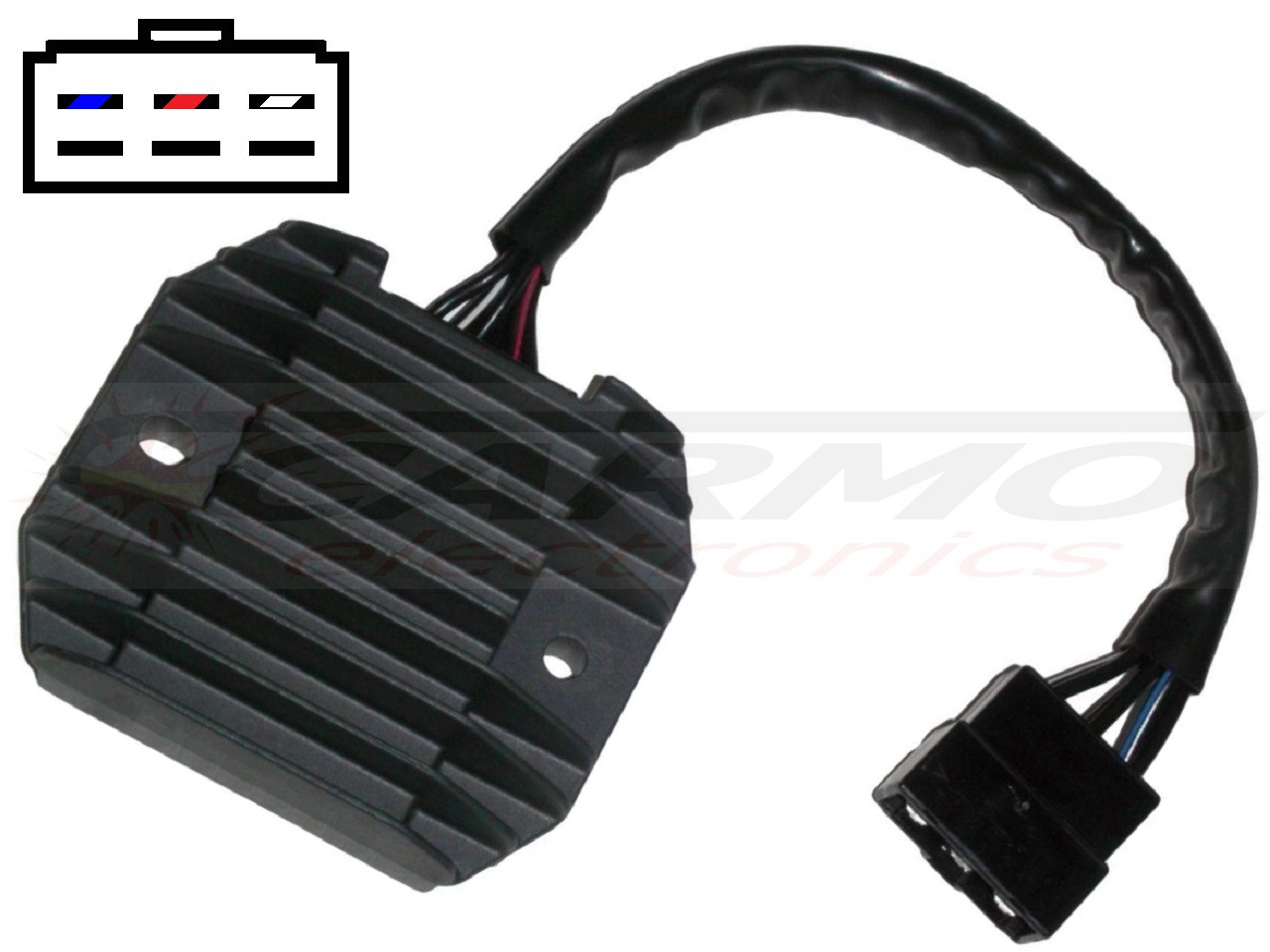 CARR694VN 30cm Kawasaki VN800 ZX6R MOSFET Regulador de voltaje rectificador - Haga click en la imagen para cerrar