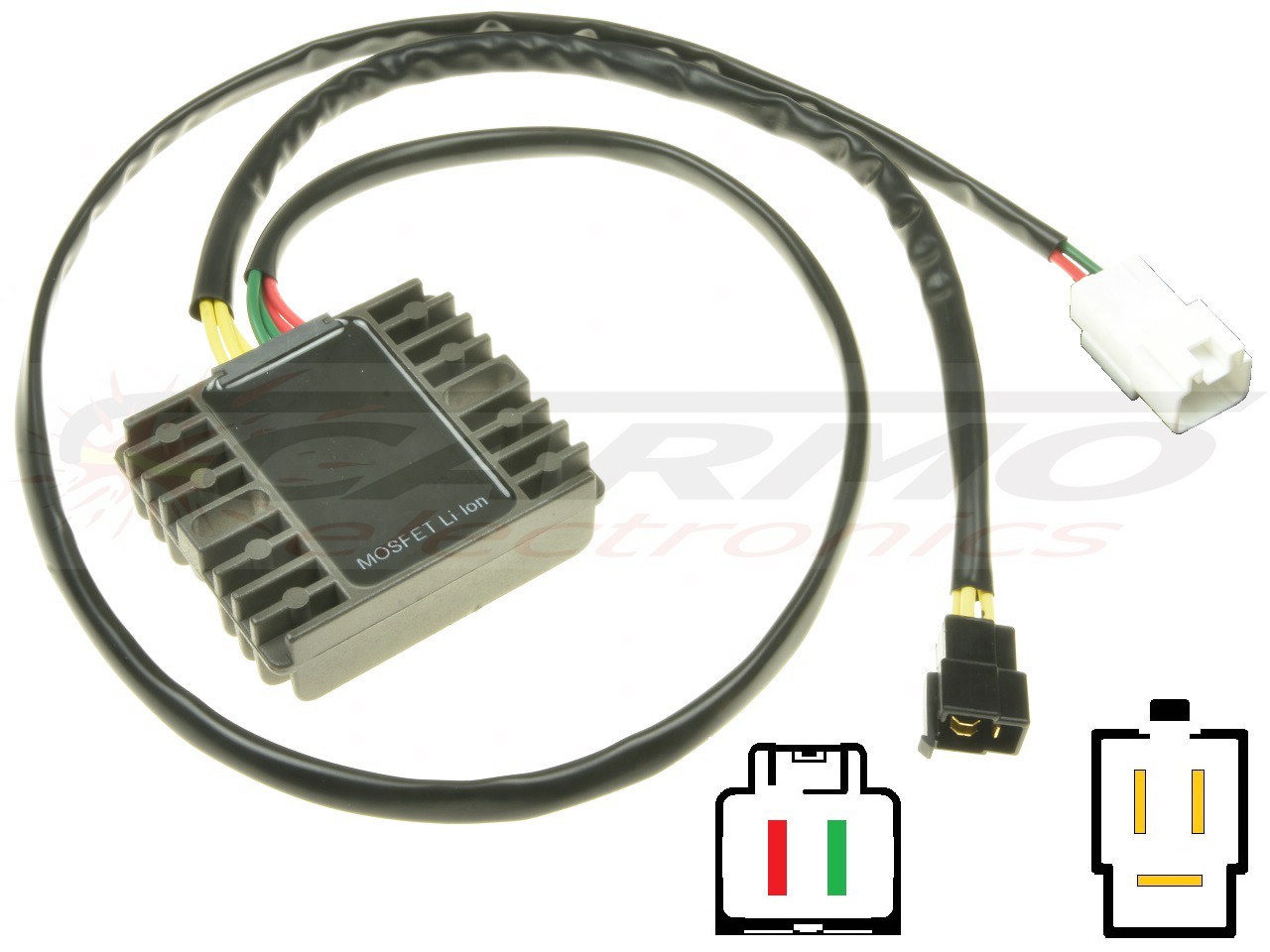 Honda XL125V Varadero 125 2007-2016 MOSFET Rectificador de regulador de voltaje (31600-KPC-D51, SH678FE) - Haga click en la imagen para cerrar