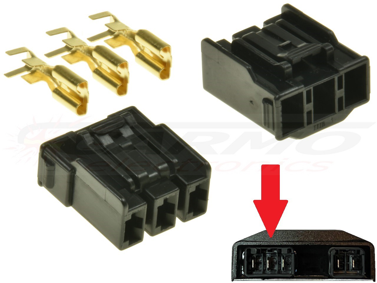 CARR2102 Honda alternadorconector regulador de voltaje rectificador FH014AA / SH750AA - Haga click en la imagen para cerrar