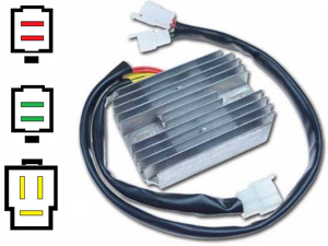 CARR121LI - Honda VT MOSFET Regulador de voltaje rectificador (SH541A-12, SH541G-11, SH541KC, Shindengen)