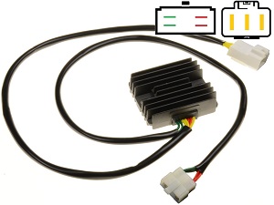 CARR691 con cable de 75cm Honda CBR600 MOSFET Regulador de voltaje rectificador